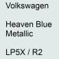 Preview: Volkswagen, Heaven Blue Metallic, LP5X / R2.